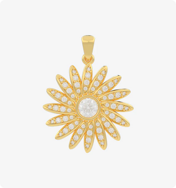 Radiant Sunburst Pendant