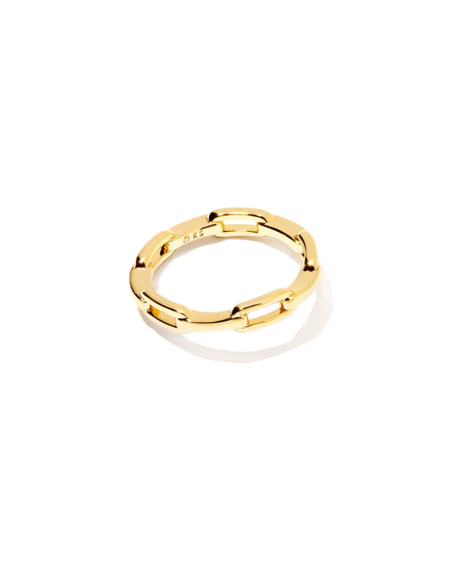 Andi Band Ring in Gold